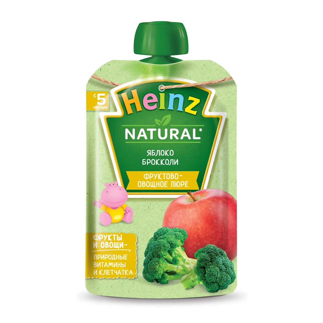 Heinz Пюре из яблок и брокколи 90g