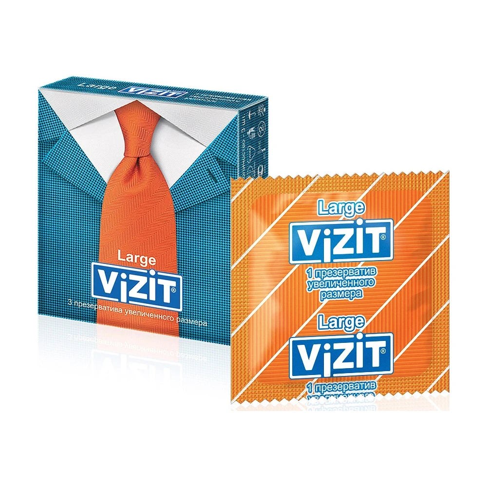 Vizit Презервативы N3 Large (большой размер)