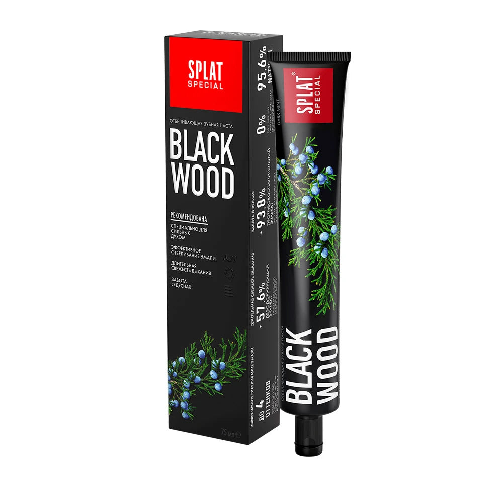 Splat Special Зубная паста черная Blackwood 75ml