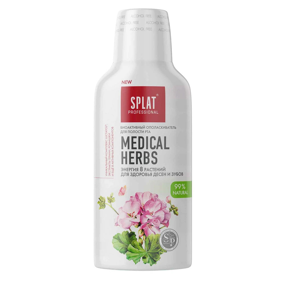 Splat Professional Ополаскиватель для полости рта Medical Herbs 275ml