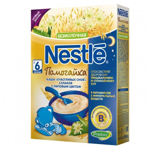 Nestle Каша 5 злаков+липа 200g