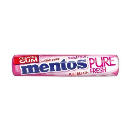 Mentos Жевательная резинка Roll Pure Fruit Виноград 15,5g