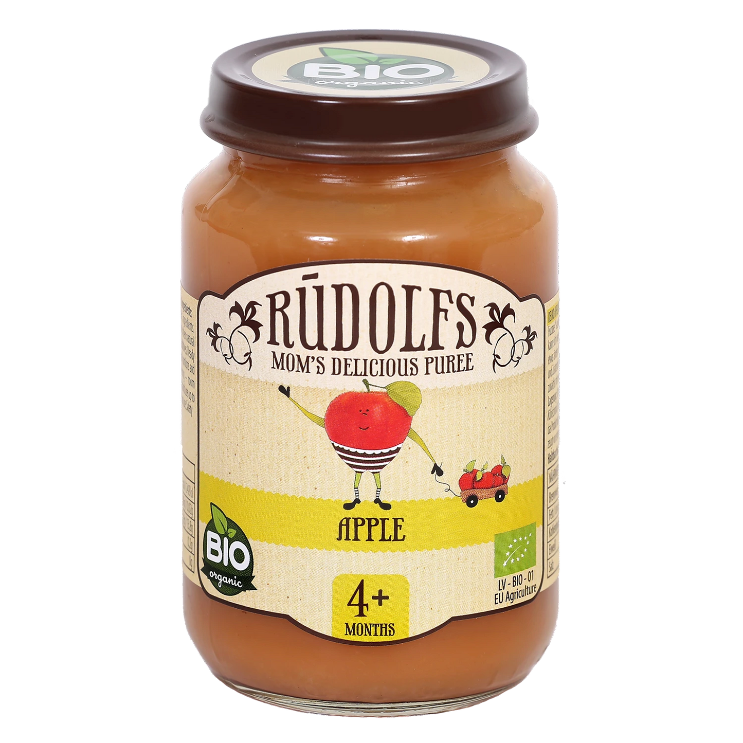 Rudolfs Organic Piure Mere 190g (4+)