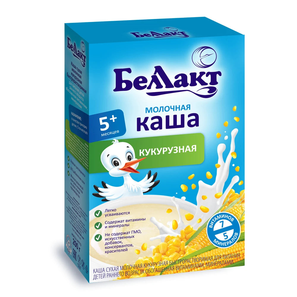 Bellact Каша молочная кукурузная 200g