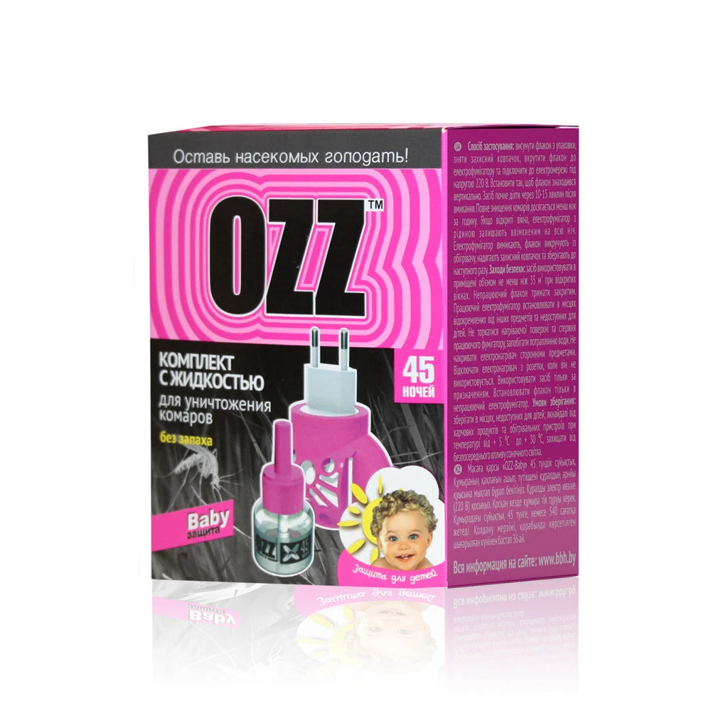 OZZ Baby Set diffuzor+lichid 45 nopti, 30ml