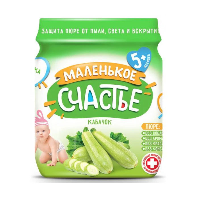 Malenikoe Sciastie Пюре из кабачка 90g
