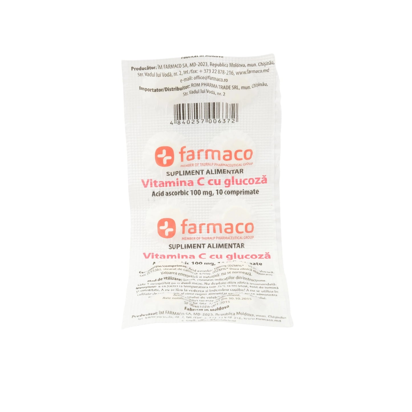 Аскорбиновая кислота с сахаром таблетки 25mg Лимон N10 OTC