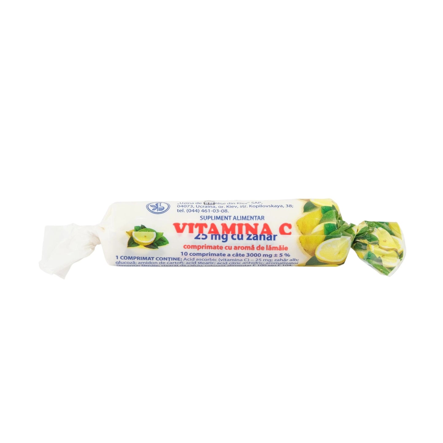 Acid ascorbic cu zahăr 25mg comprimate N10 OTC