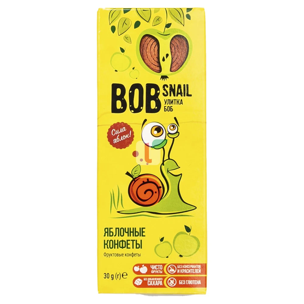 Bob Snail Натуральные конфеты из яблока 30g