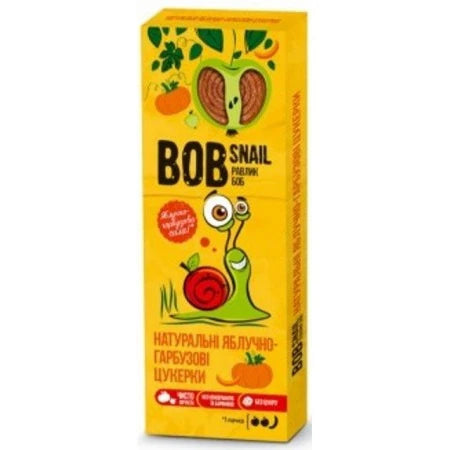 Bob Snail Натуральные сладости яблоко,тыква 30g