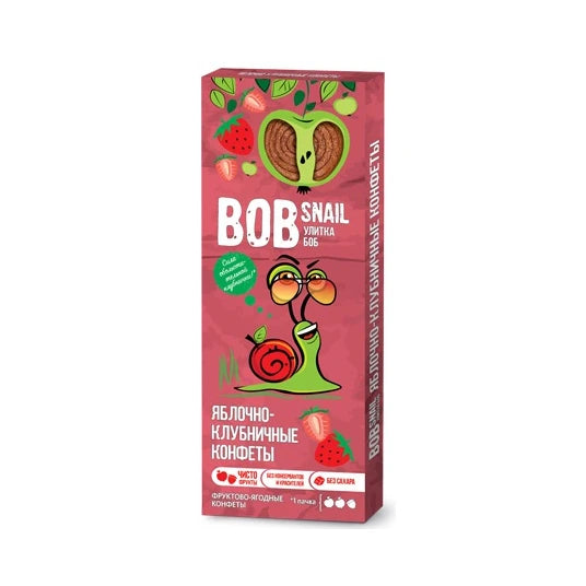 Bob Snail Dulciuri naturale mar,capsuna 30g
