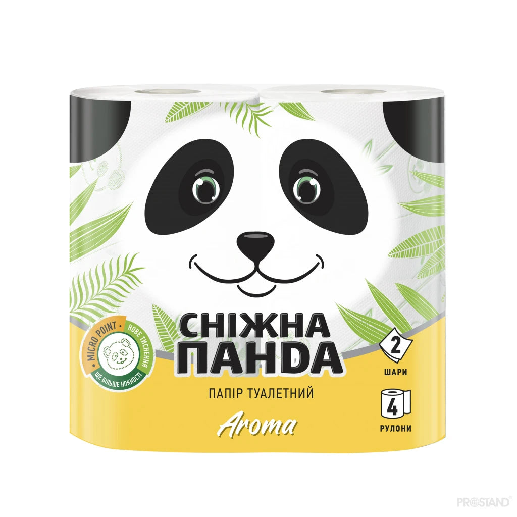 PANDA Туалетная бумага Aroma 2 сл. 4 рулона 22.36m
