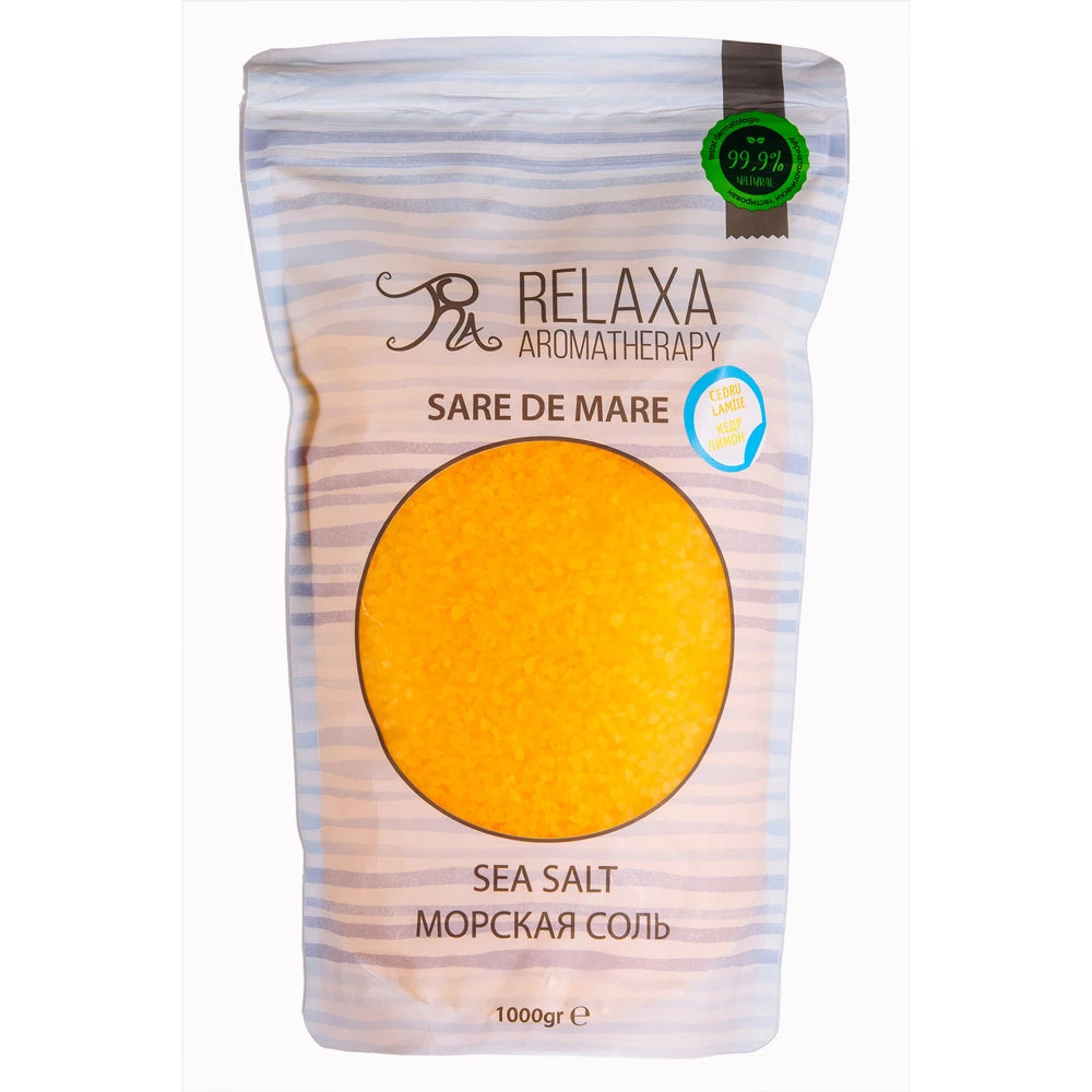 Relaxa Соль Кедр + лимон 1kg