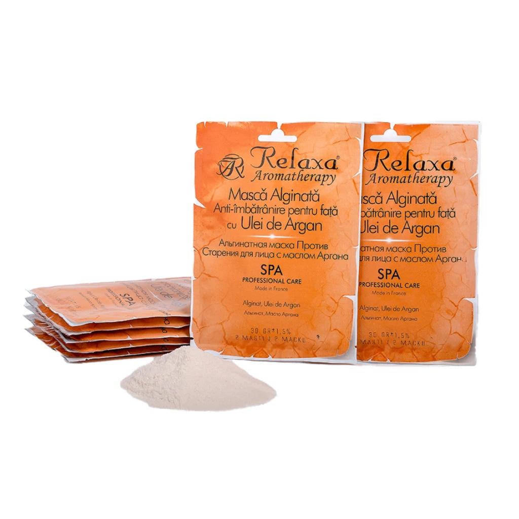 Relaxa Mască Alginate anti-îmbătrânire cu ulei de argan