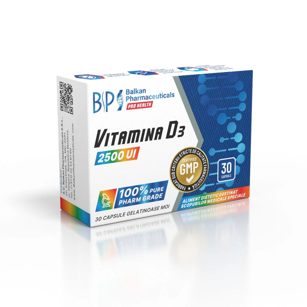 Vitamina D3 капс. мягкие 2500UI 150mg N30 (BP)