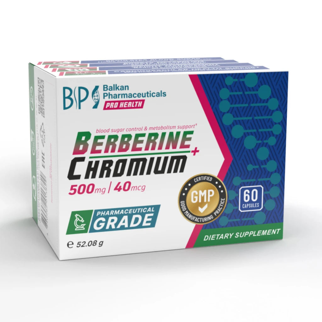 Берберин 500mg + Хром 40mg капс. N60