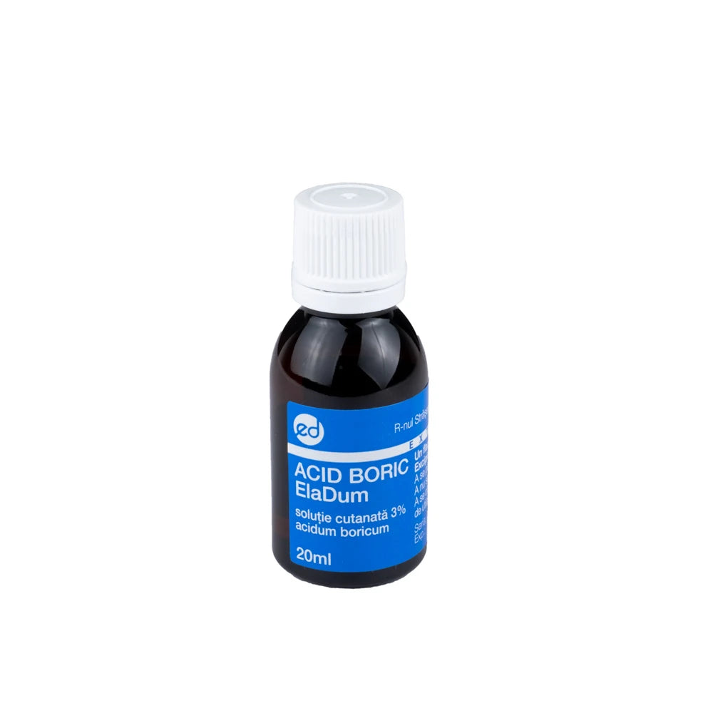 Борная кислота 3% 20ml спиртовой р-р для наружного применения