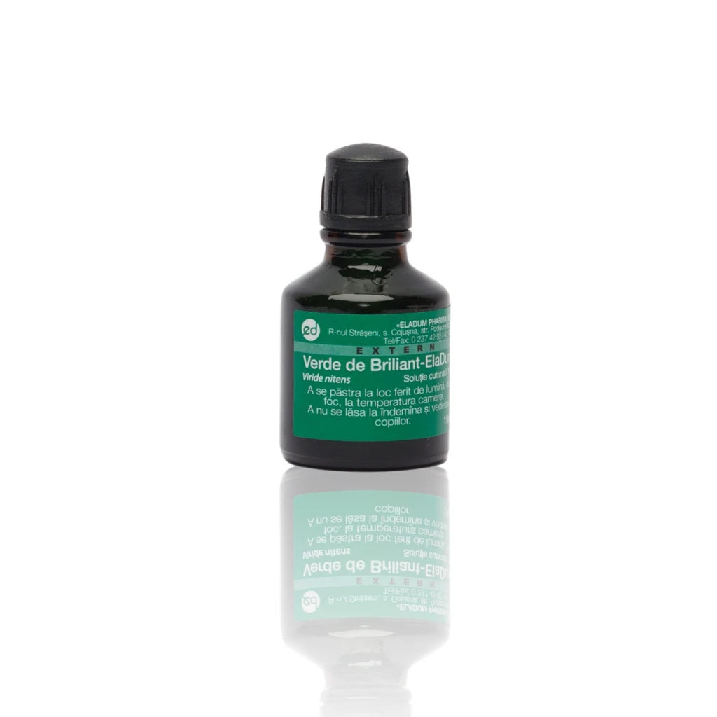 Verde de briliant 1% 10ml sol. alc.uz ext. (Cojușna)