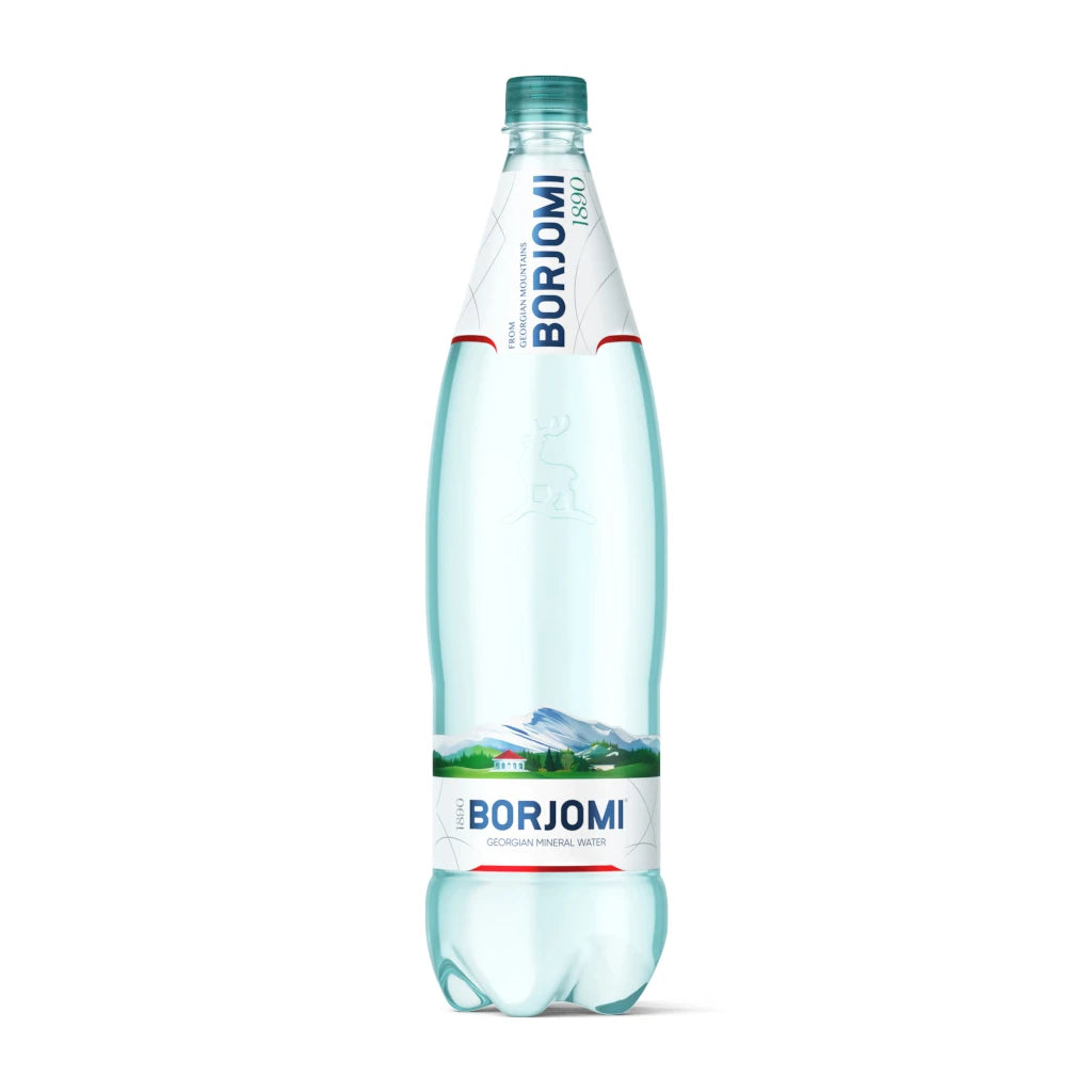 Минеральная вода Borjomi 1,25L газированная