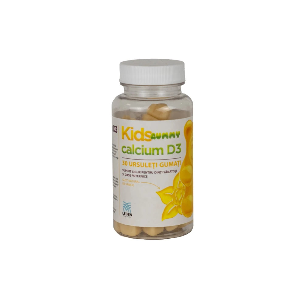 Kids Gummy Calcium D3 жевательные мишки N30