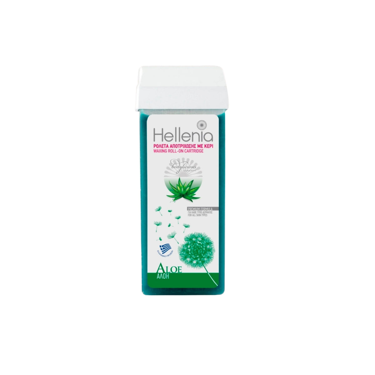 Hellenia Воск для депиляции алоэ вера 100ml