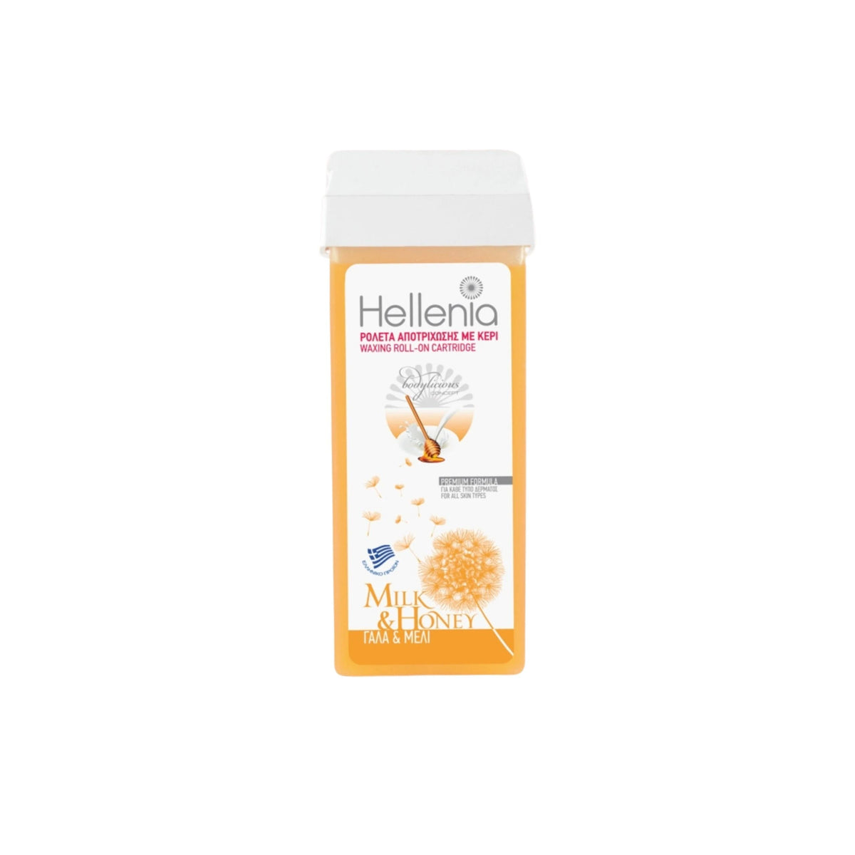 Hellenia Воск для депиляции Milk & Honey 100ml