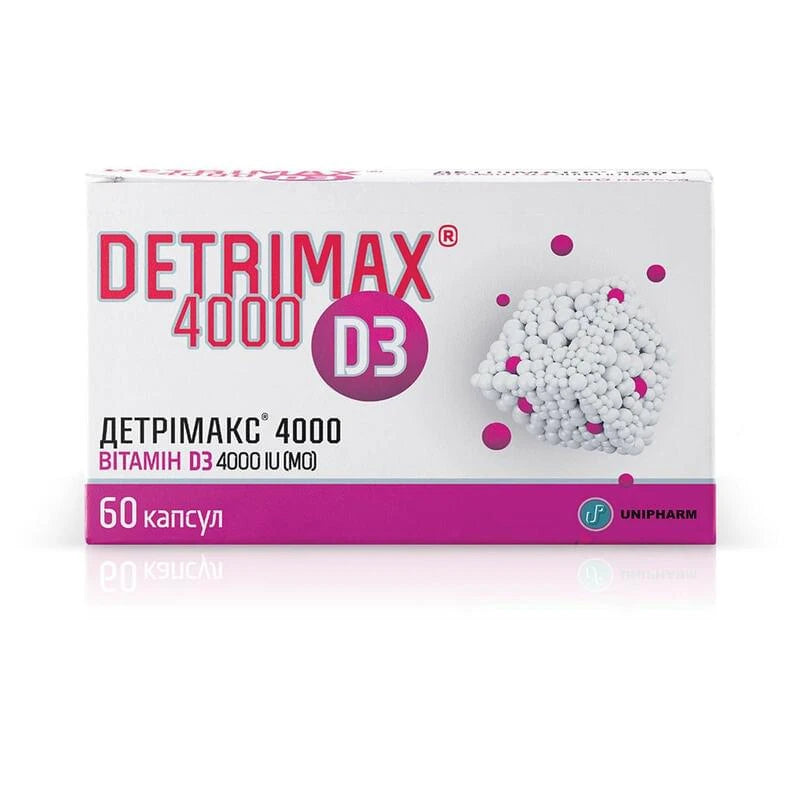 Detrimax (Vit D3) 4000 caps. N60