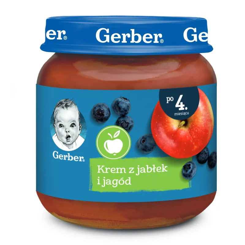 Gerber Piure de mere și afine 125g