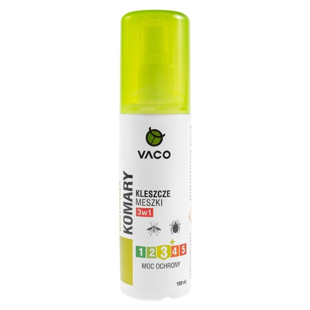 VACO Спрей 3 в 1 от комаров, клещей и мошек, 100ml N1