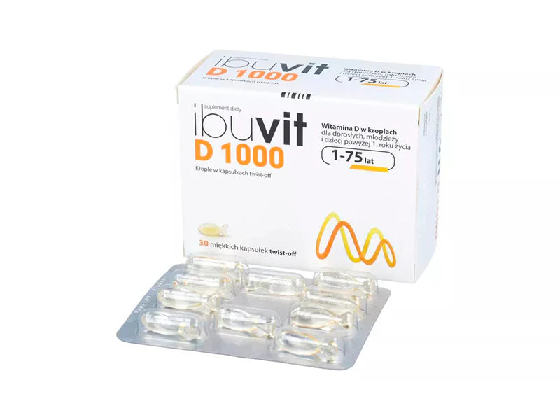 Ibuvit D 1000UI (vit D3) caps. N30