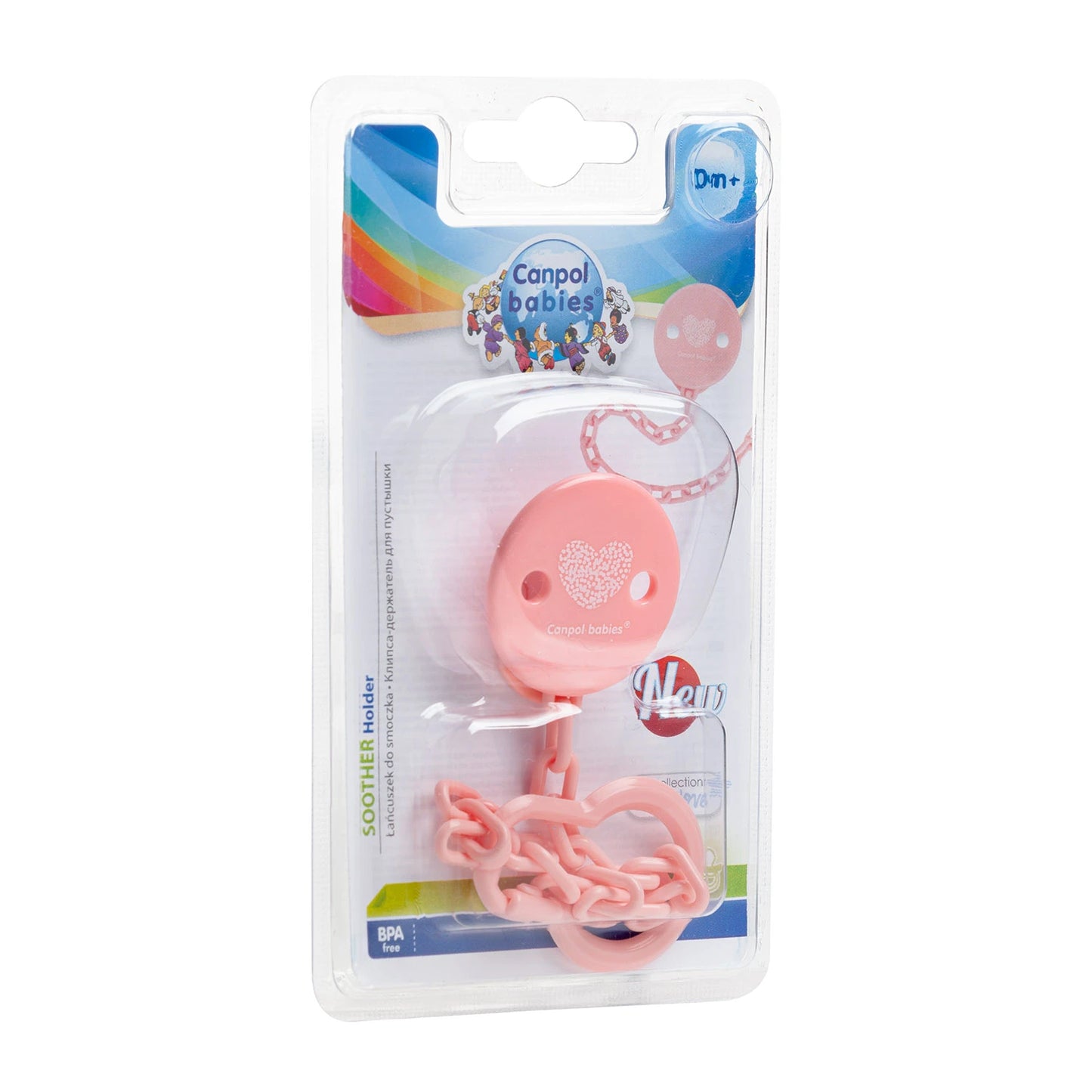 Canpol Baby 10/890 Цепочка для соски Pastelove