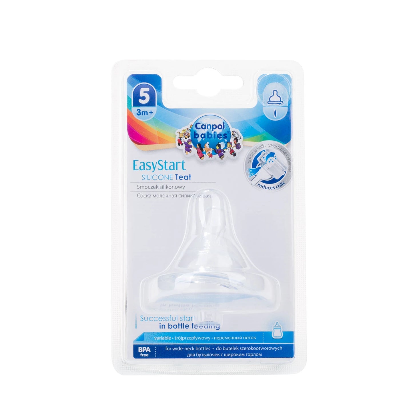 Canpol Baby 21/724 Tetina silicon variabile N5