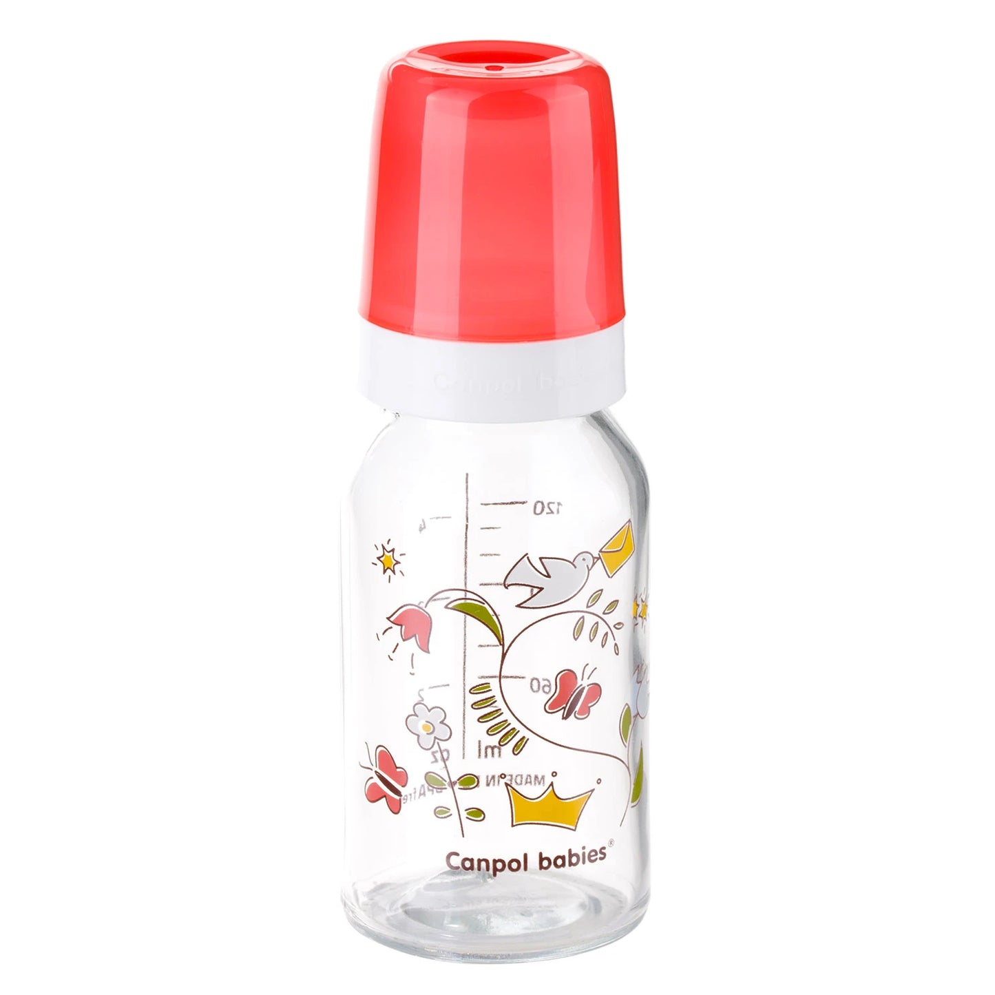 Canpol Baby 42/202 бутылочка из стекла с рисунком 120ml