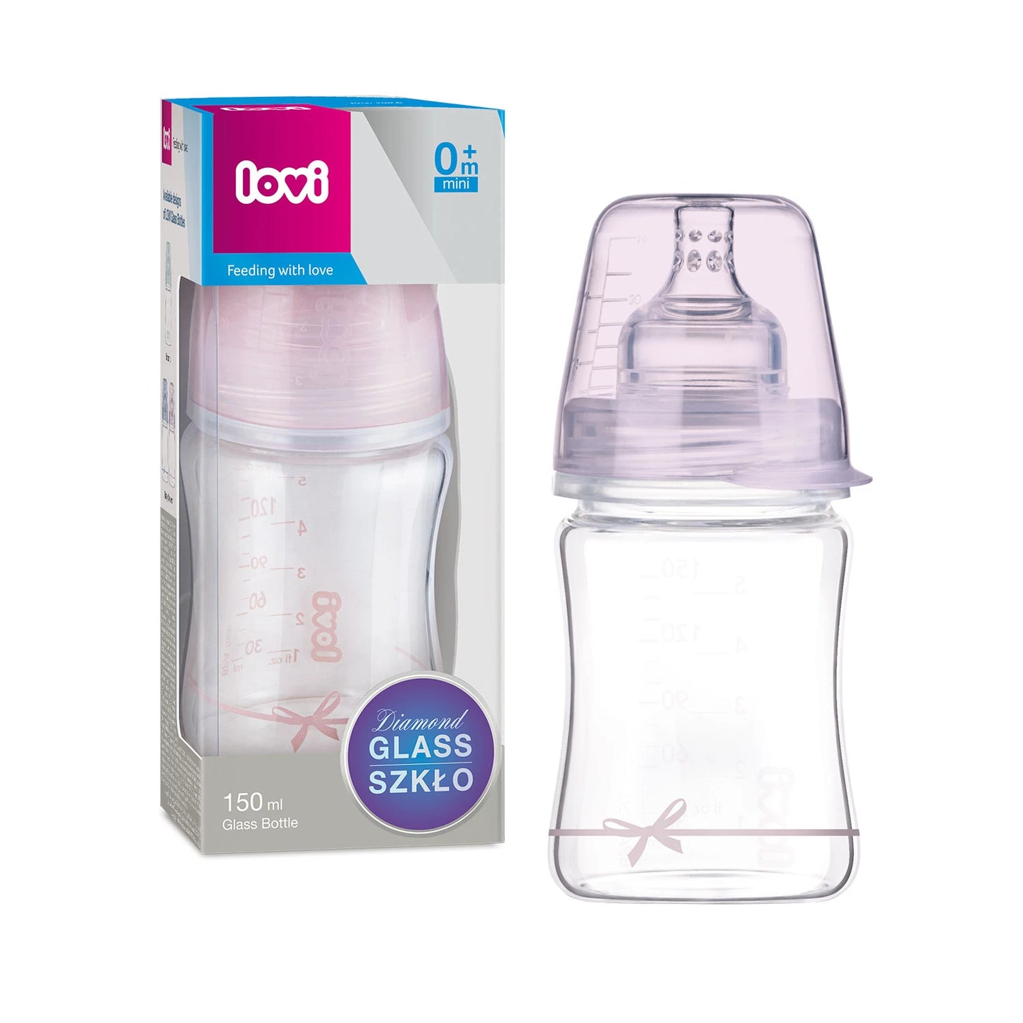 Canpol Baby 74/104 LOVI Стеклянная бутылочка 150ml Baby Shower G