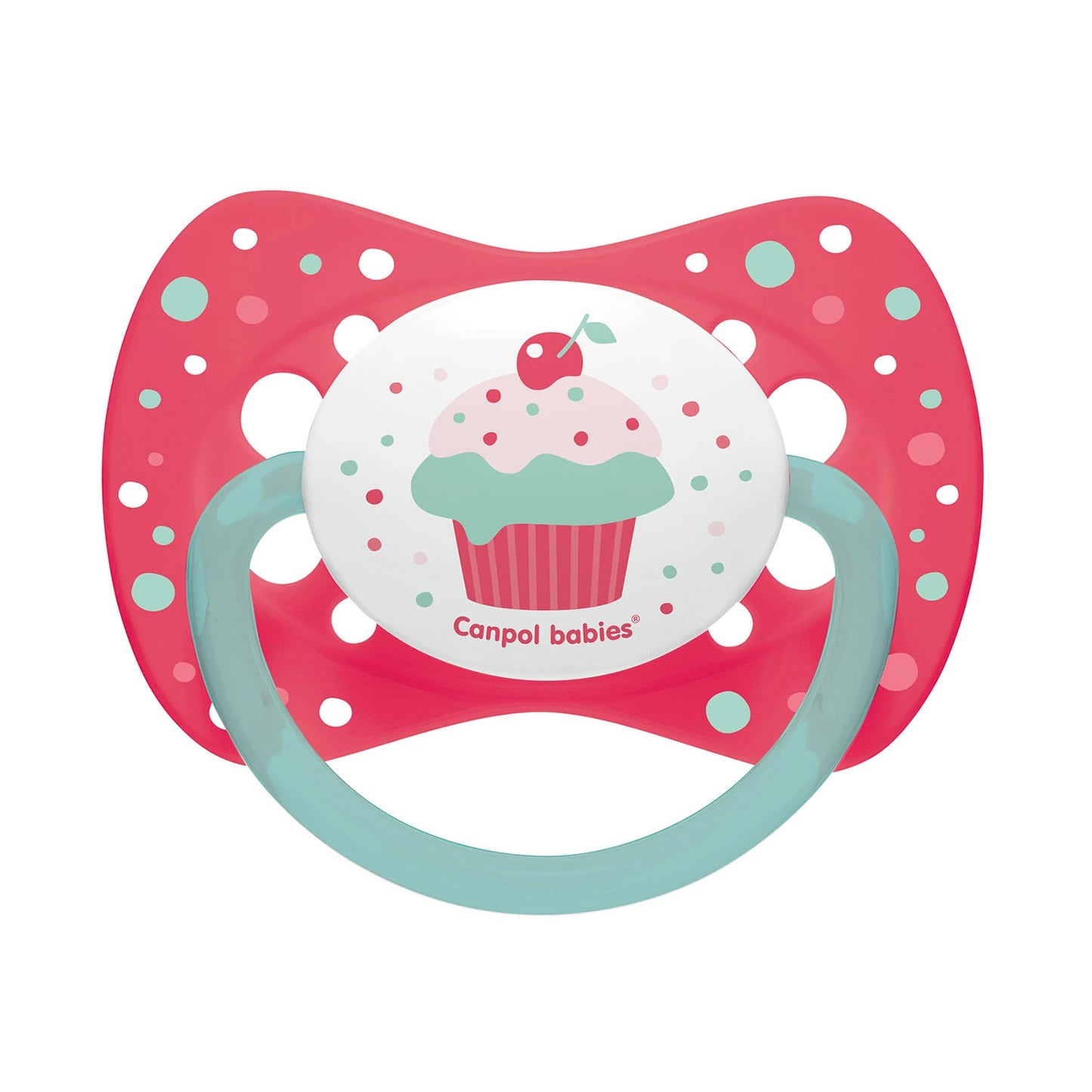 Canpol Baby 23/283 Suzeta simetrică silicon 6-18luni Cupcake