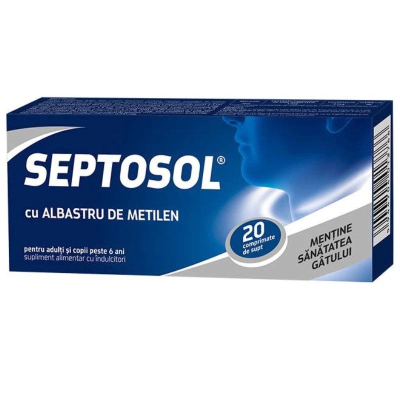 Septosol с метиленовым синим Herbaflu жев. табл. N20