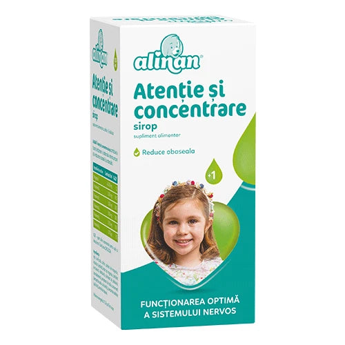 SBA Alinan Внимание и Концентрация сироп 150ml N1 (+1 год)+ Подарок