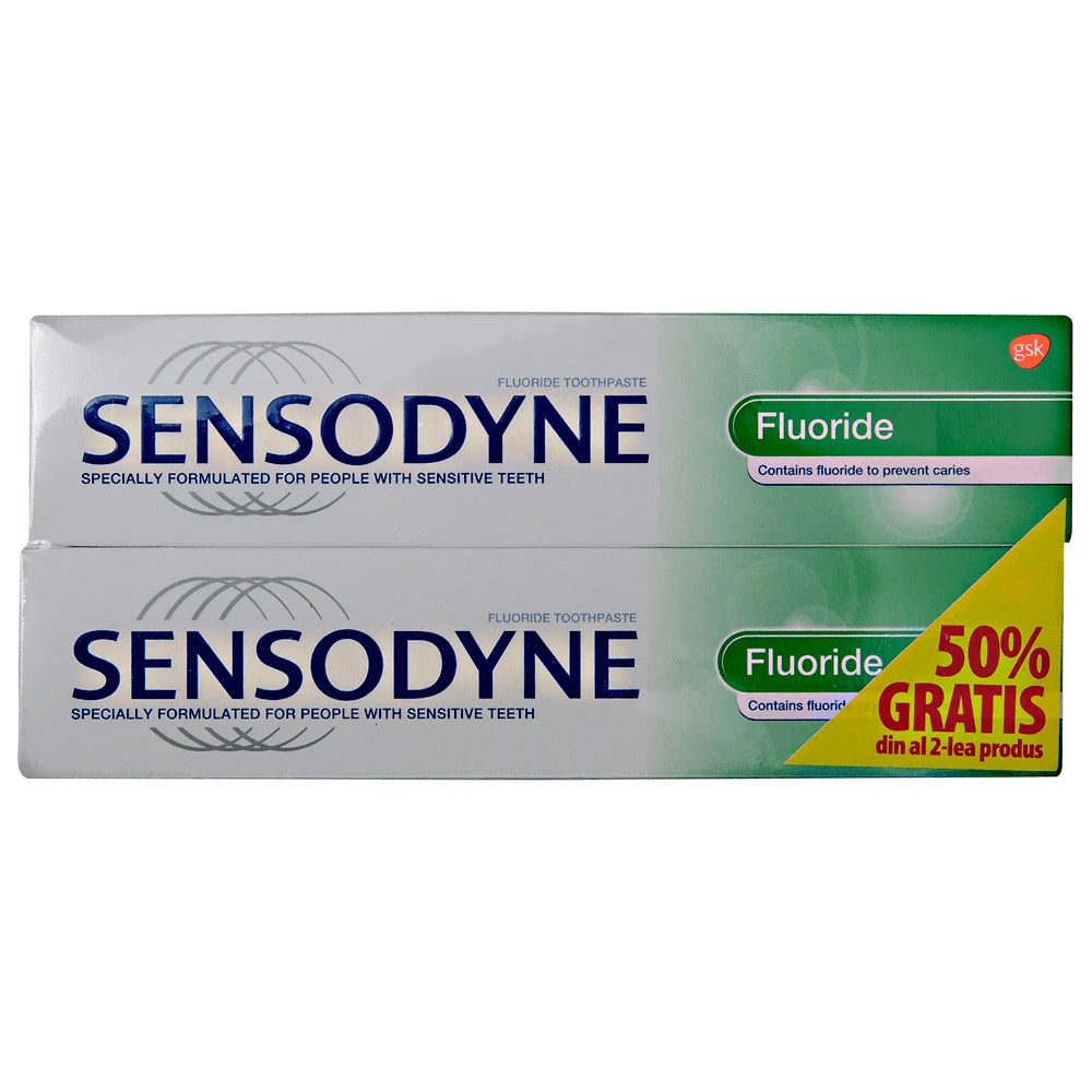 Sensodyne Зубная паста Fluoride 100ml + 50% бесплатно на 2-й товар