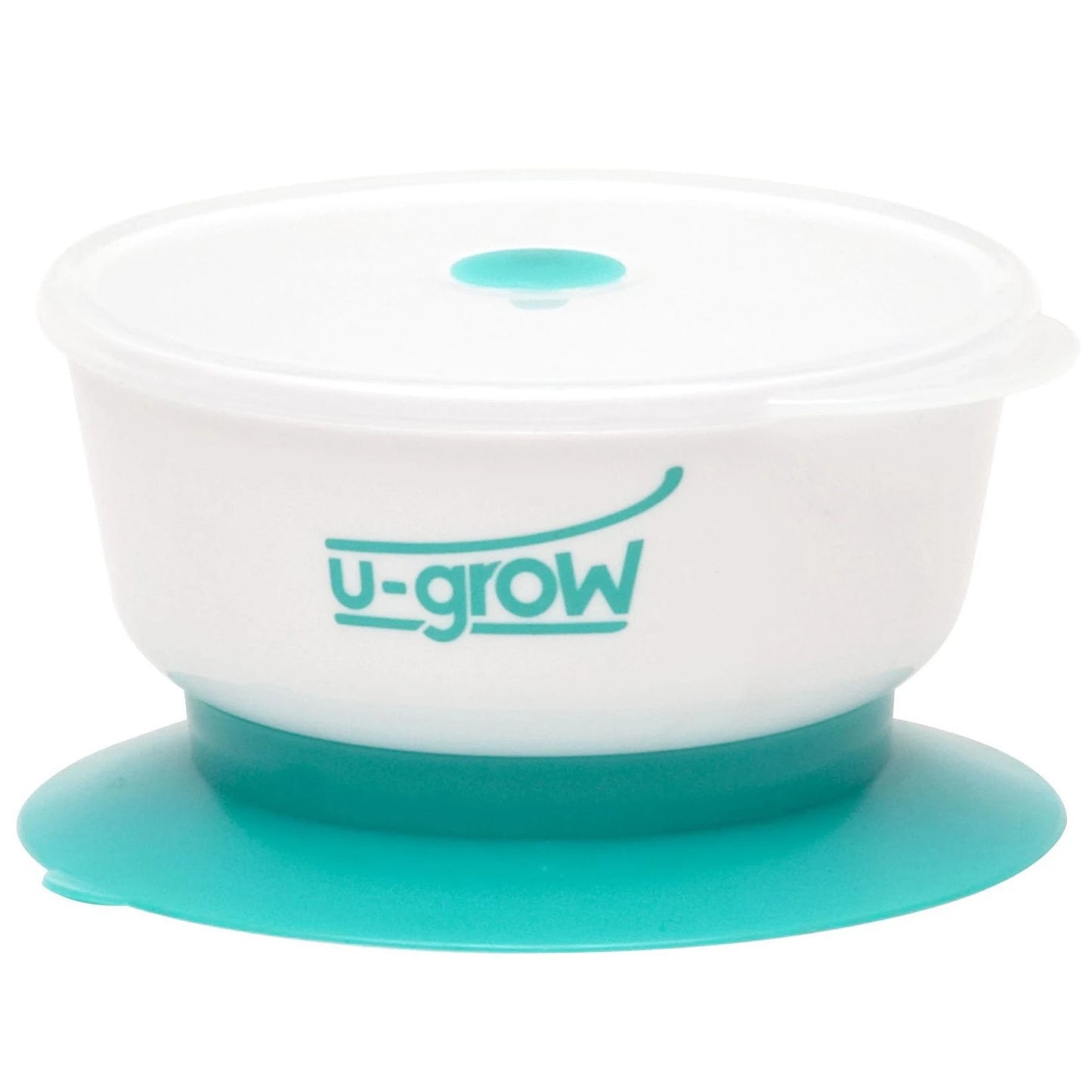 U-Grow Миска с крышкой и противоскользящей присоской 6+ месяцев A-1017