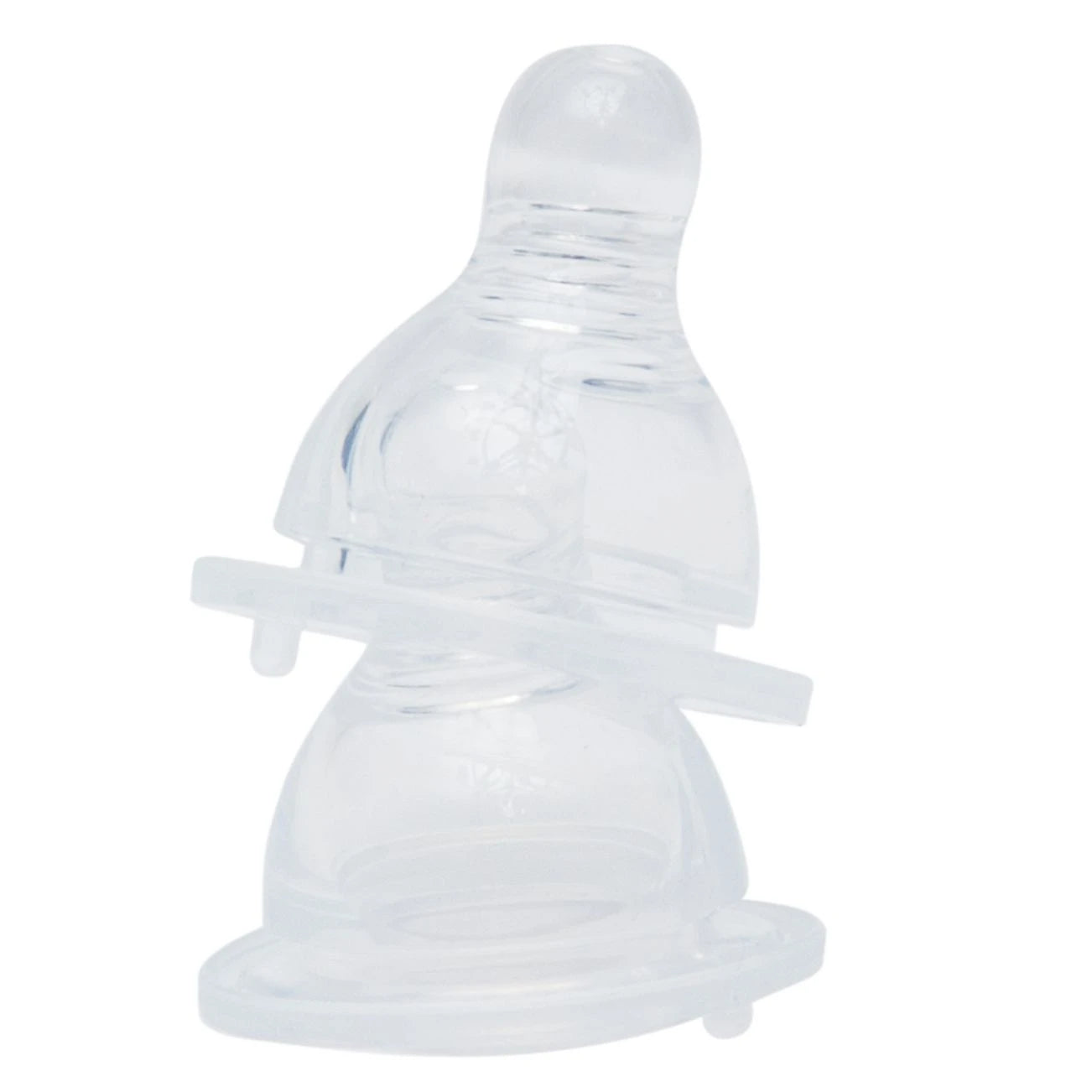 U-Grow Set 2 Tetine Silicon 6+ luni cu Gat Larg L (A-1028L)