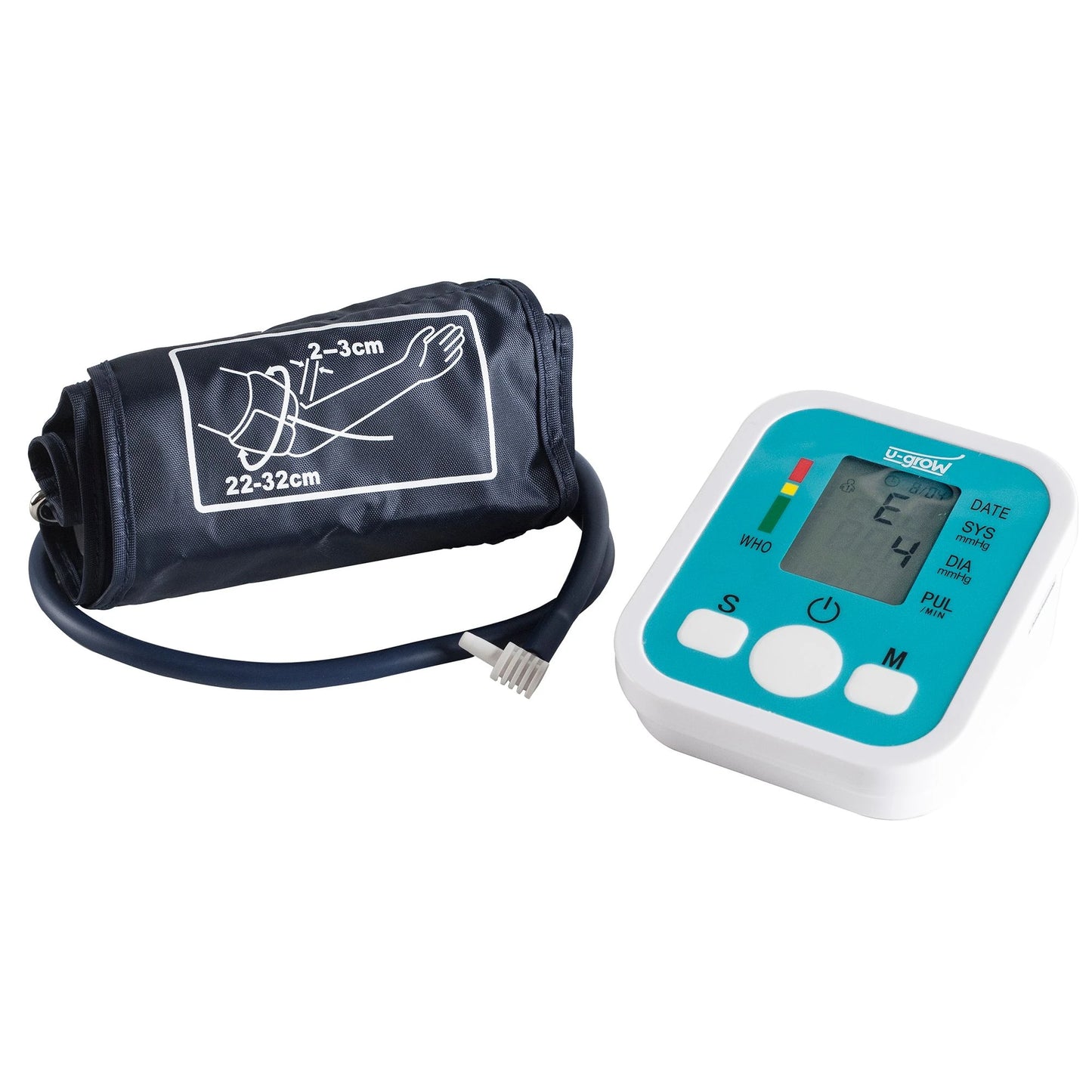 U-Grow Tensiometru Electronic de Brat cu alimentare USB si 99 memorari (Tonometru)