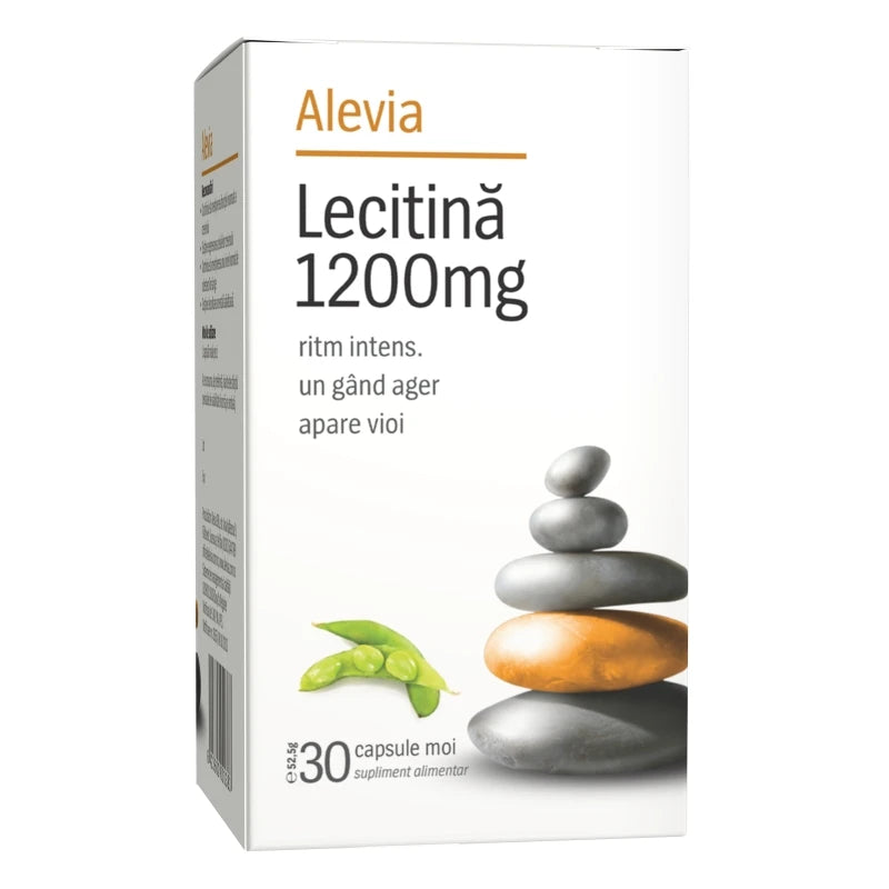 Лецитин 1200 mg капс. N30 флакон (Alevia)