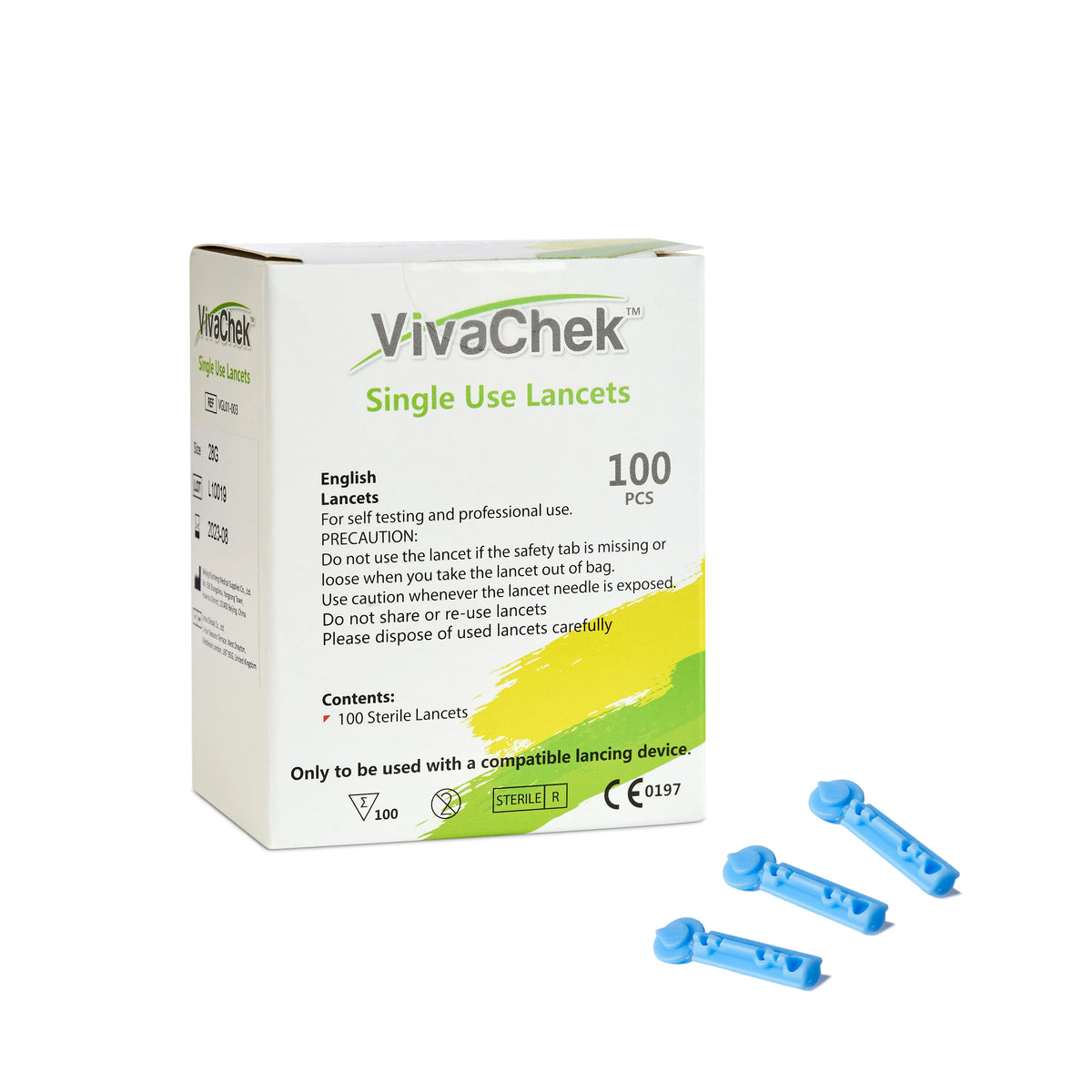 iDiab VivaChek ланцеты 28G N100