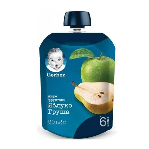 Gerber Пюре яблоко, груша 90g