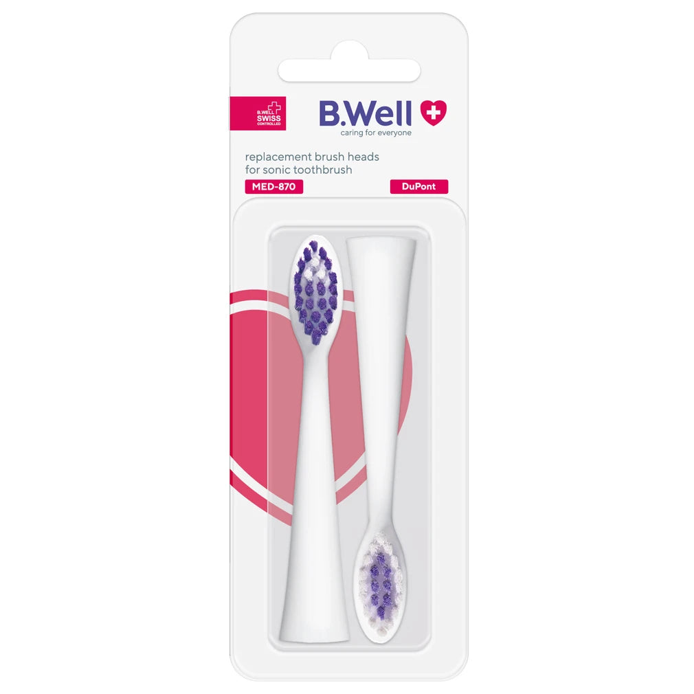 B.Well Perie rezervă albă, 2buc (MED-870)