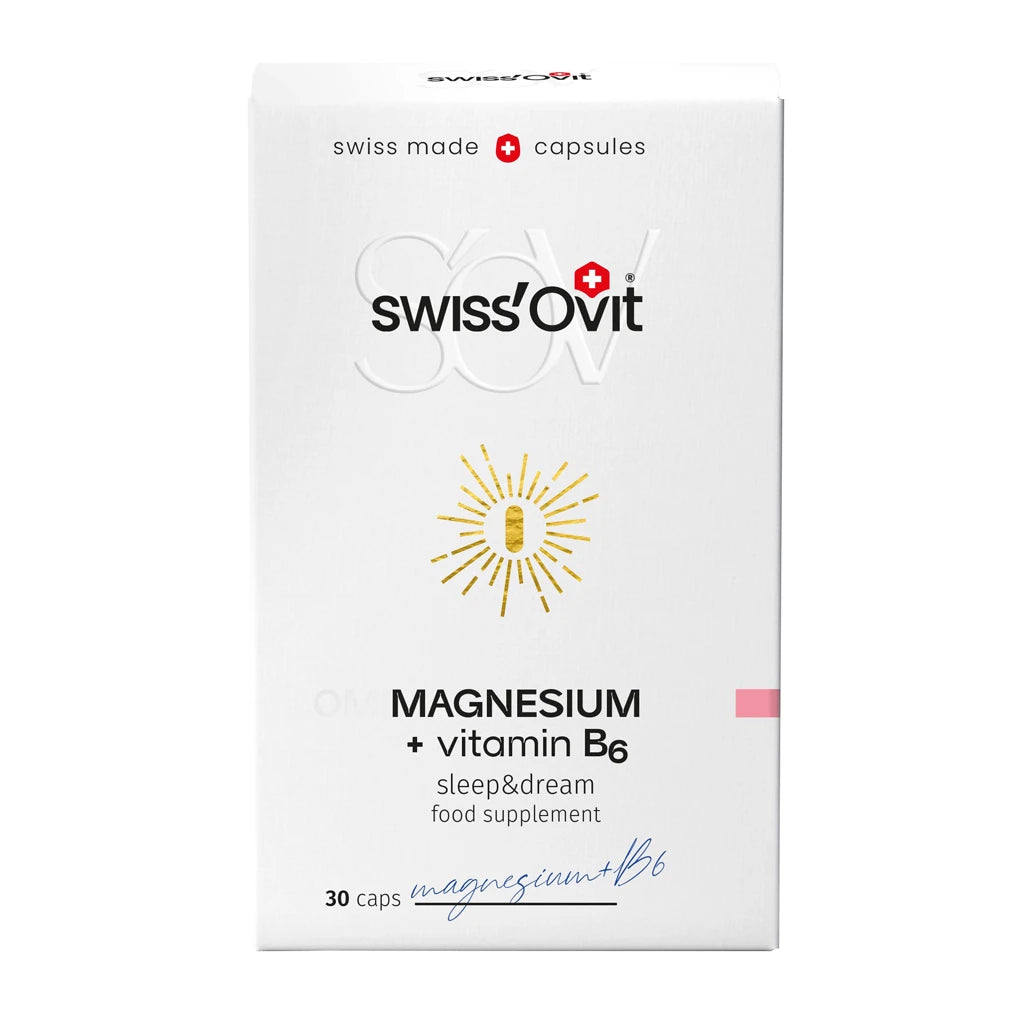 SwissOvit Magneziu + Vitamina B6 caps. N30