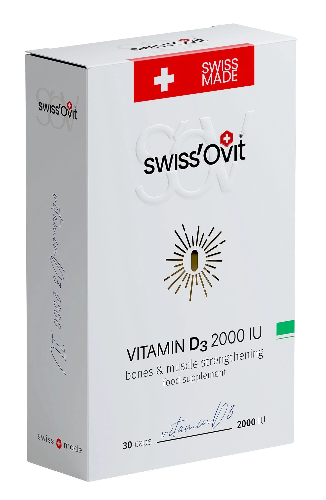 SwissOvit Витамин D3 2000IU caps. N30 (Forans)