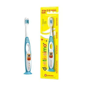 Dentissimo Kids Зубная щетка Soft (2–6 лет) Розовая/Синяя