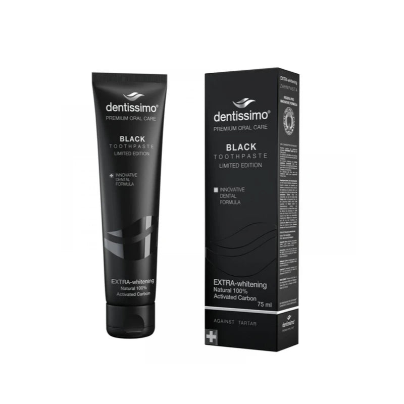 Dentissimo Black зубная паста Extra-Whitening 75ml