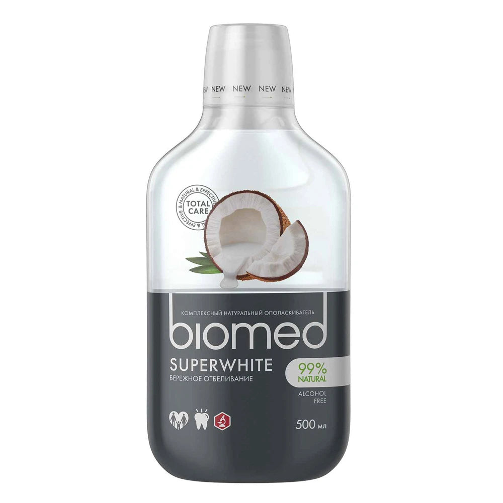 Biomed Ополаскиватель для полости рта SuperWhite 500ml